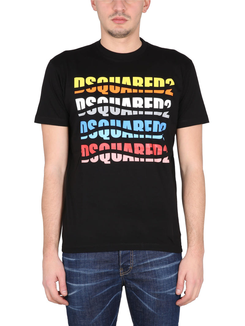 Dsquared2 D2 Color Wave Tee T-shirt - Men