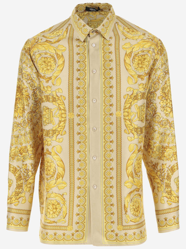 Versace Printed Silk Shirt - Men