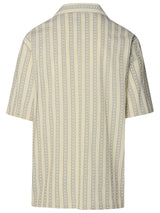 Off-White Ivory Cotton Blend Shirt - Men