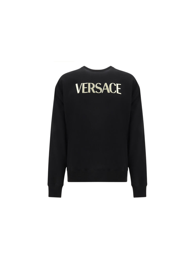 Versace Logo Detail Cotton Sweatshirt - Men