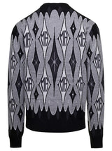 AMIRI Argyle Jacquard Crew - Men - Piano Luigi