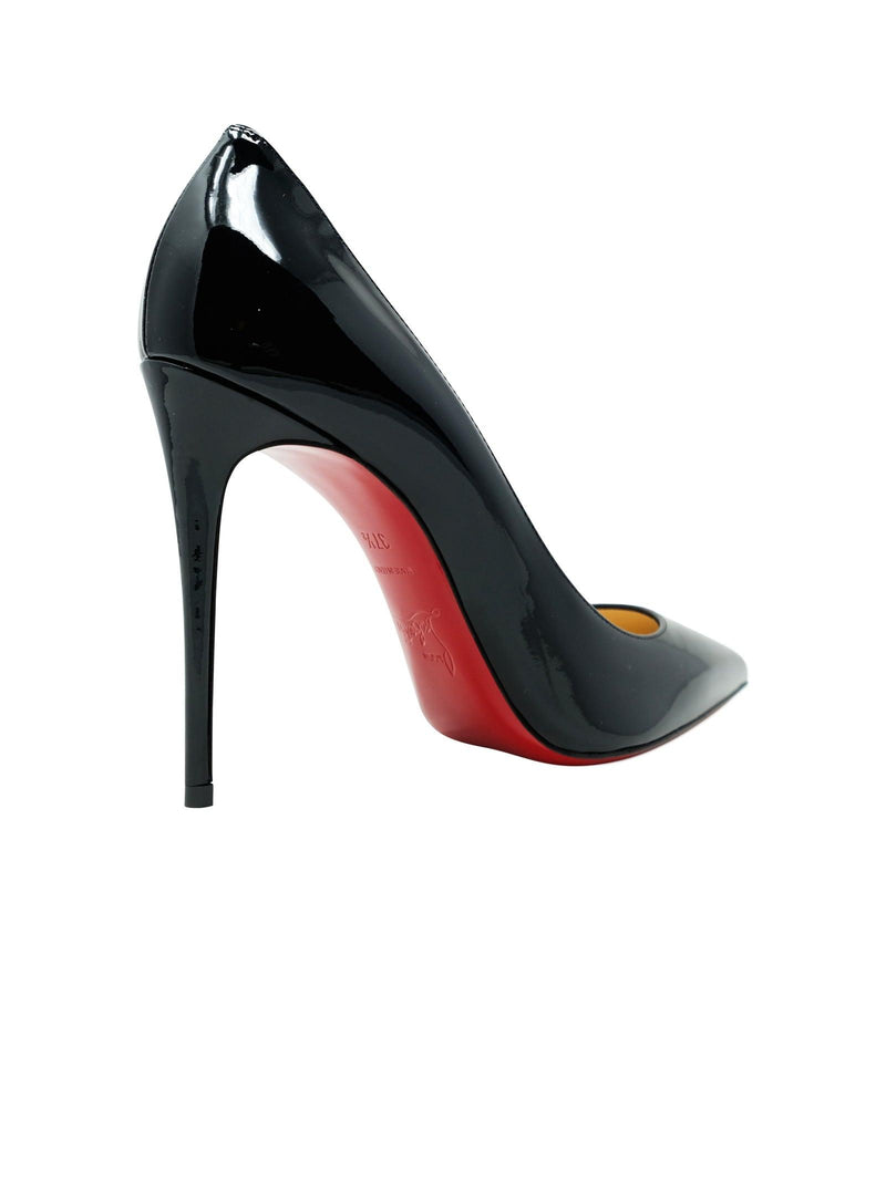 Christian Louboutin Black Patent Kate 100 Pumps - Women - Piano Luigi