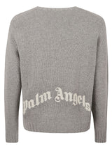 Palm Angels Curved Logo Sweater - Men