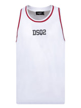 Dsquared2 Logo White Tank Top - Men