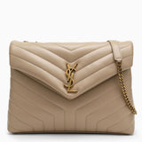 Saint Laurent Beige\/gold Medium Loulou Bag - Women