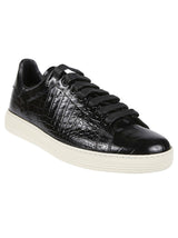 Tom Ford Warwick Crocodile-effect Low Top Sneakers - Men