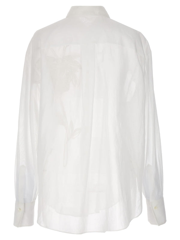 Brunello Cucinelli Floral Embroidery Shirt - Women