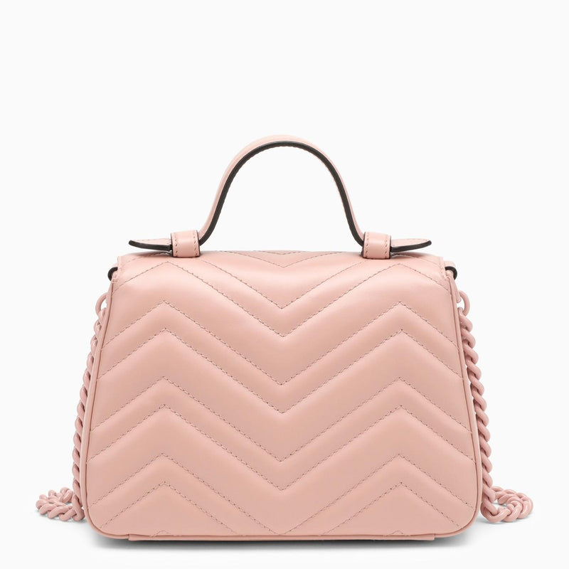 Gucci Gg Marmont Pink Leather Mini Handbag - Women