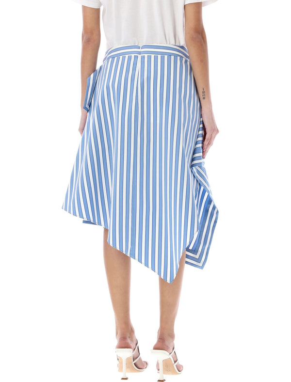 J.W. Anderson Striped Midi Skirt - Women