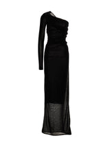 Saint Laurent One-sleeve Long Dress - Women