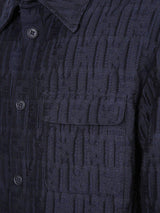 Fendi Monogrammed Collared Long-sleeve Shirt - Men