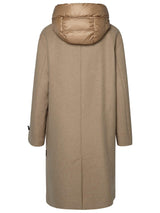 Woolrich Beige Wool Blend Coat - Women - Piano Luigi