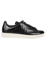 Tom Ford Warwick Crocodile-effect Low Top Sneakers - Men