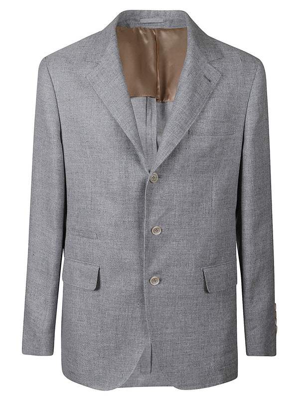 Brunello Cucinelli Multi-pocket Regular Plain Blazer - Men