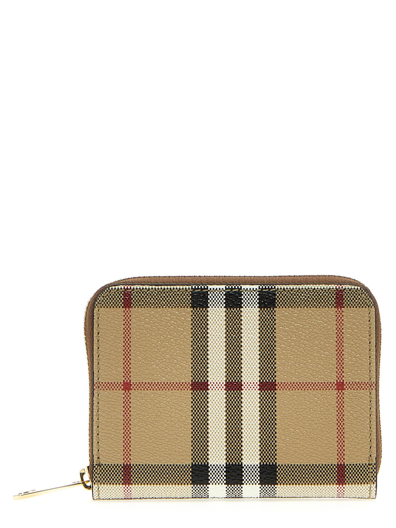 Burberry Check Wallet - Women