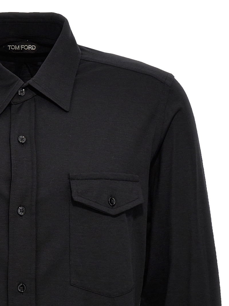 Tom Ford Silk Blend Shirt - Men - Piano Luigi