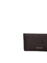 Tom Ford T Line Brown Cardholder - Men - Piano Luigi