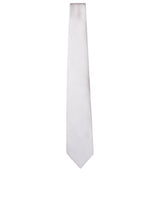 Tom Ford Geometric Pattern Cream Tie - Men - Piano Luigi