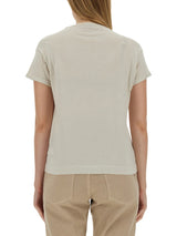 Brunello Cucinelli Cashmere And Silk T-shirt - Women