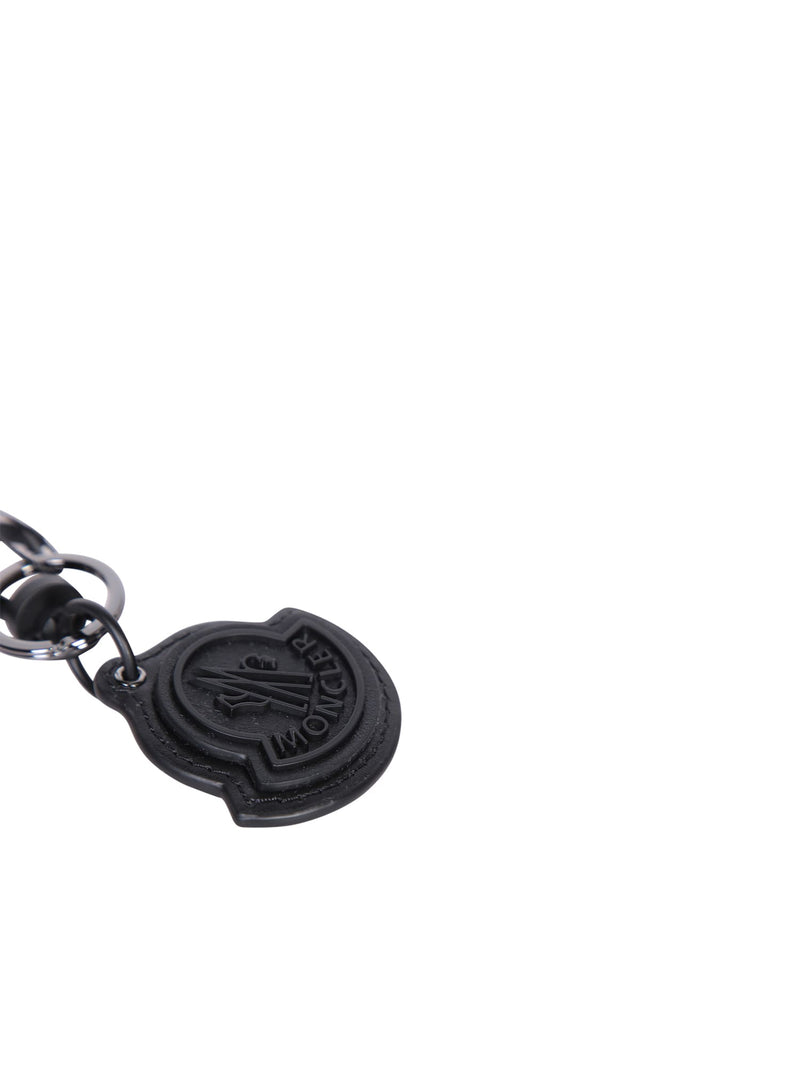 Moncler Key Ring Black Keychain - Men