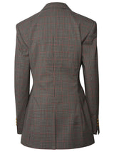 Balmain Two-tone Wool Blend Blazer - Women - Piano Luigi