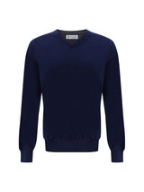 Brunello Cucinelli V-neck Knitted Jumper - Men