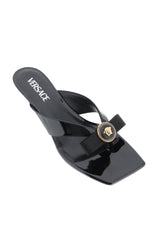 Versace Gianni Ribbon Thong Mules - Women