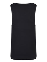 J.W. Anderson Embroidered Logo Black Tank Top - Women