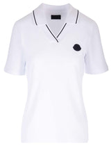 Moncler V-neck Polo Shirt - Women