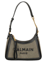 Balmain B-army Shoulder Bag-canvas&amp;logo - Women