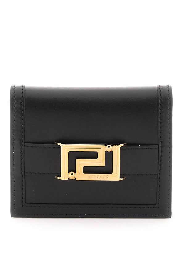 Versace Greca Goddess Leather Wallet - Women