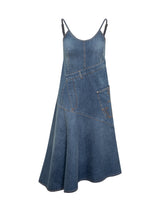 J.W. Anderson Twisted Strappy Denim Dress - Women