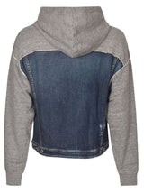 Dsquared2 Semi-denim Buttoned Hoodie - Men