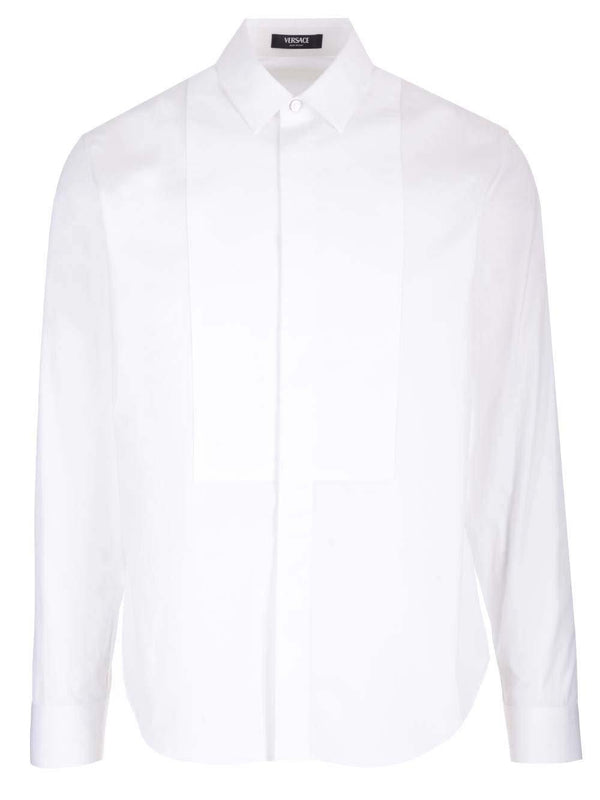 Versace Long-sleeved Panelled Shirt - Men