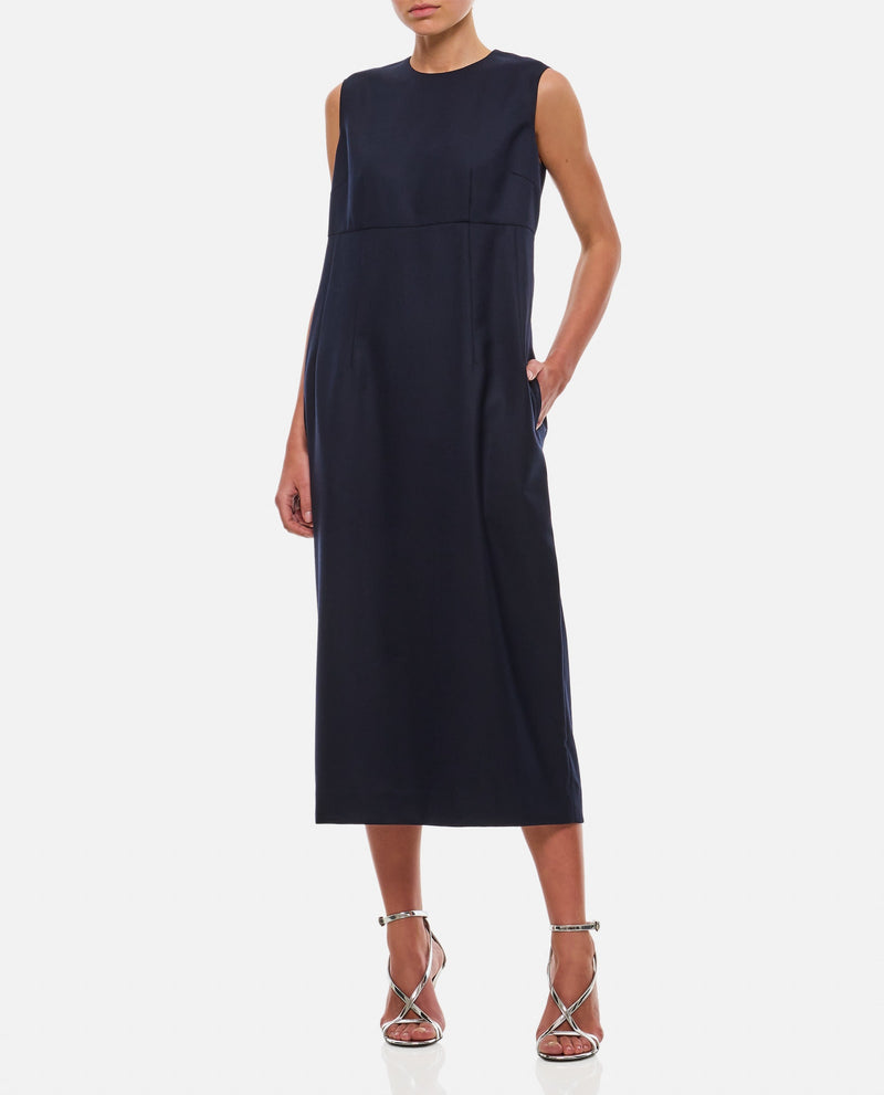 Comme des Garçons Wool Midi Dress - Women