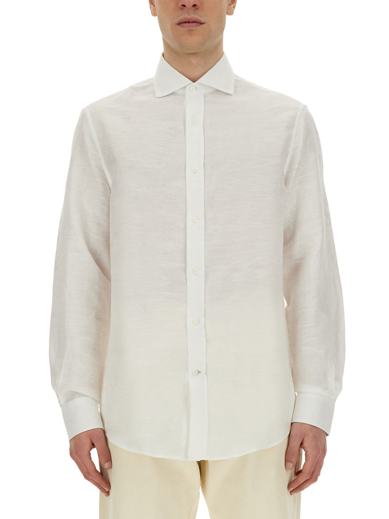 Brunello Cucinelli Linen Blend Shirt - Men