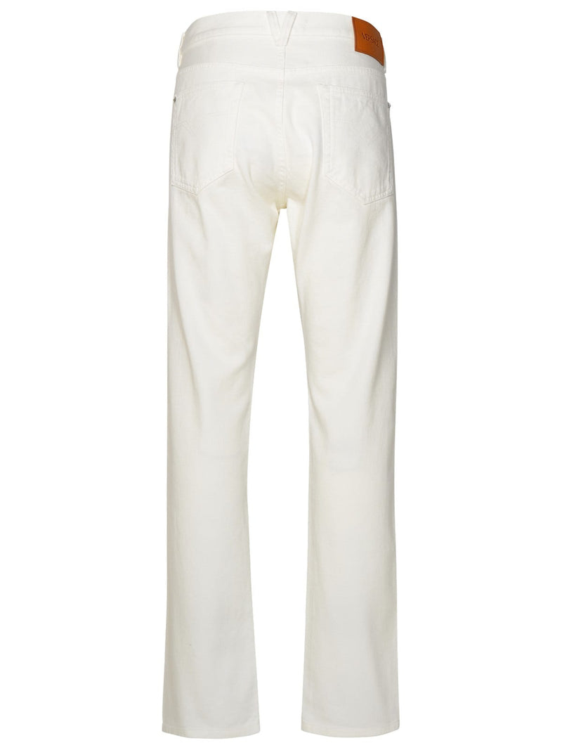 Versace White Cotton Jeans - Men