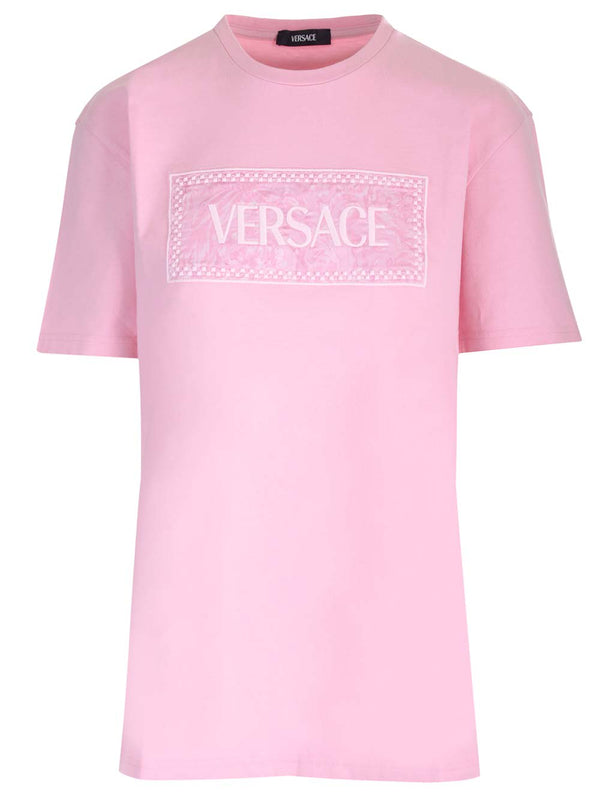 Versace Embroidered Baroque T-shirt - Women