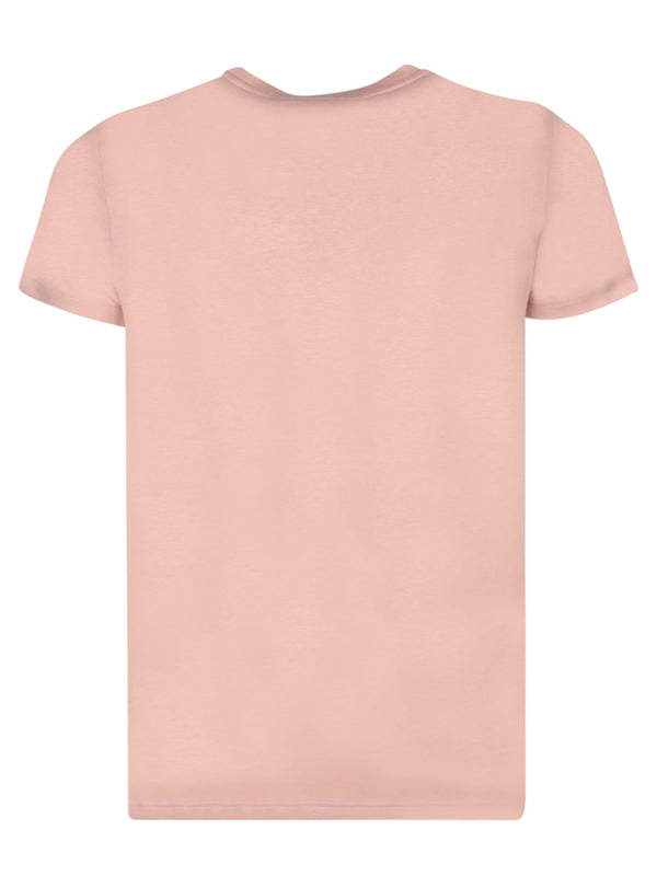 Moncler Fitted Pink T-shirt - Women