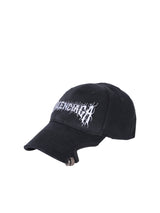 Balenciaga Logo Black Baseball Hat - Men