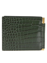 Tom Ford Printed Alligator Money Clip Wallet - Men