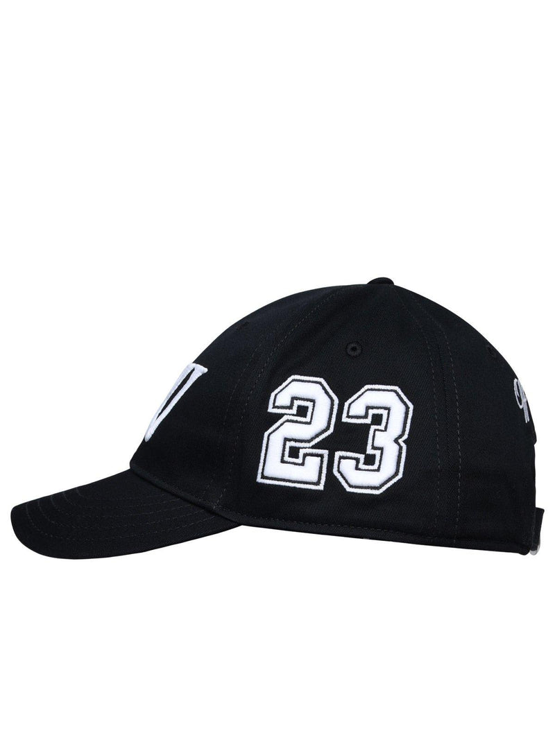 Off-White Logo Embroidered Baseball Cap - Men