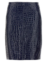 Tom Ford Croc Print Skirt - Women