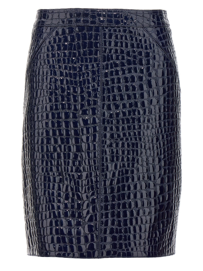 Tom Ford Croc Print Skirt - Women