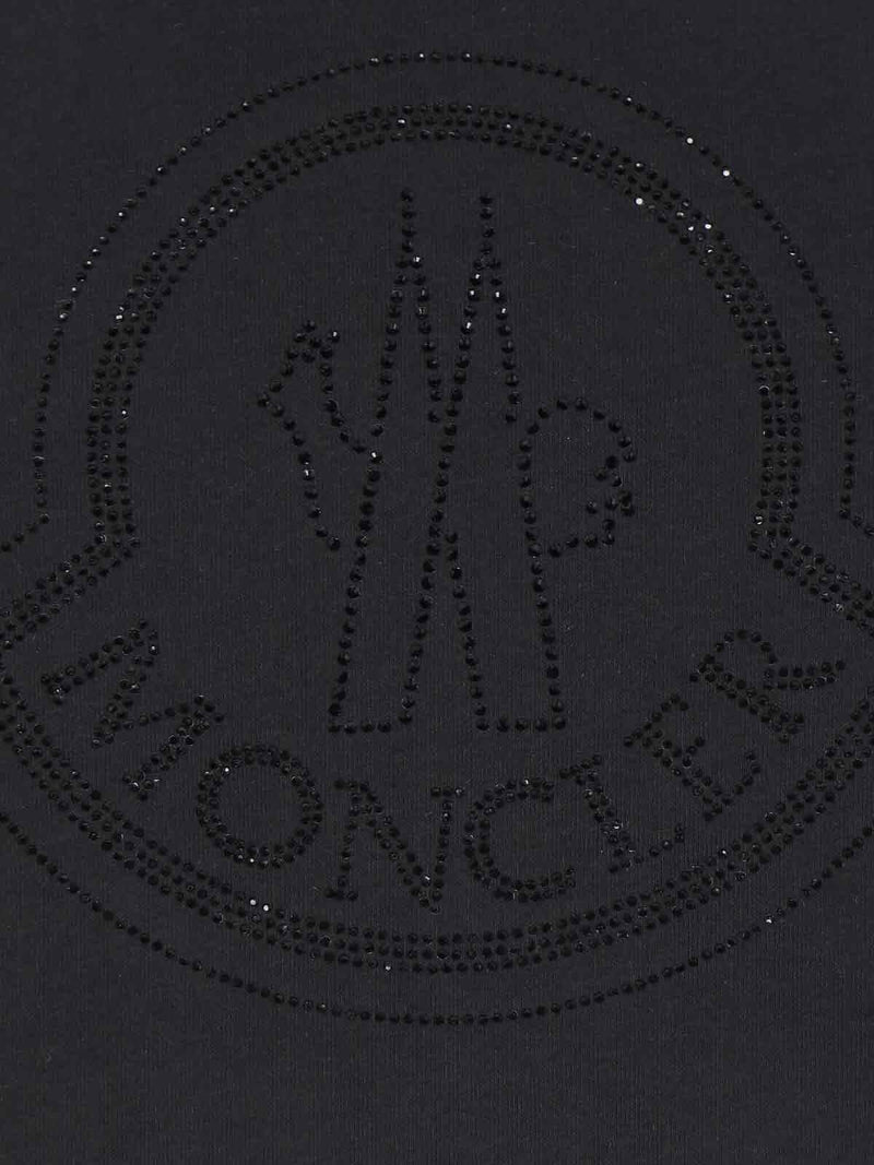Moncler Crystal Logo T-shirt - Women - Piano Luigi