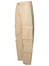 Golden Goose Beige Cotton Cargo Pants - Men