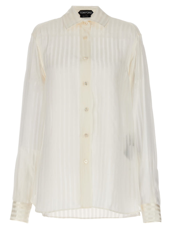 Tom Ford Striped Silk Shirt - Women