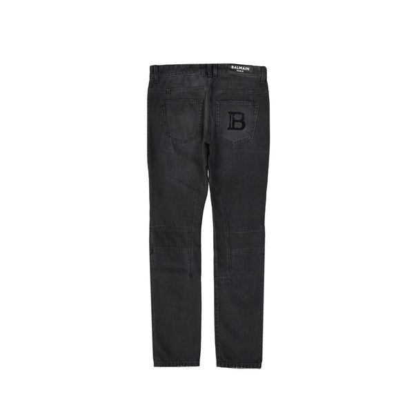 Balmain Cotton Slim Denim Jeans - Men - Piano Luigi