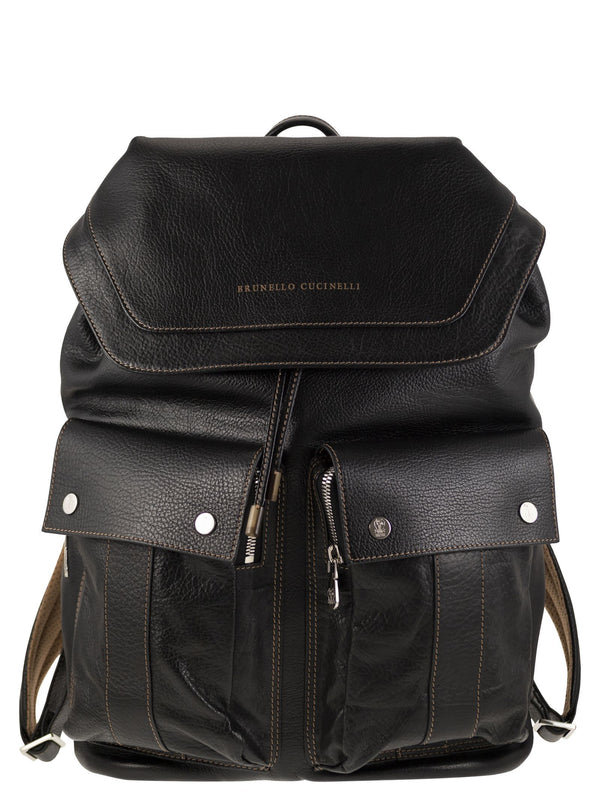 Brunello Cucinelli Leather Backpack - Men