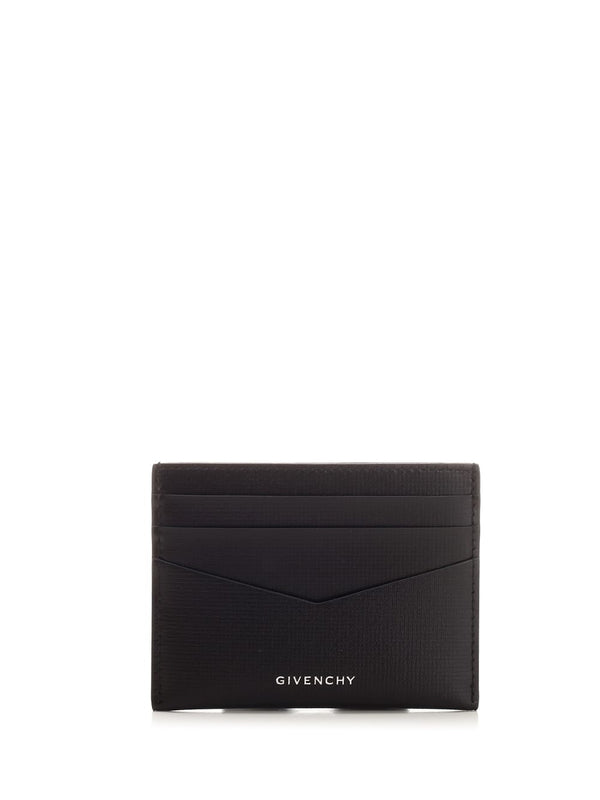 Givenchy Black Leather Card Holder - Men